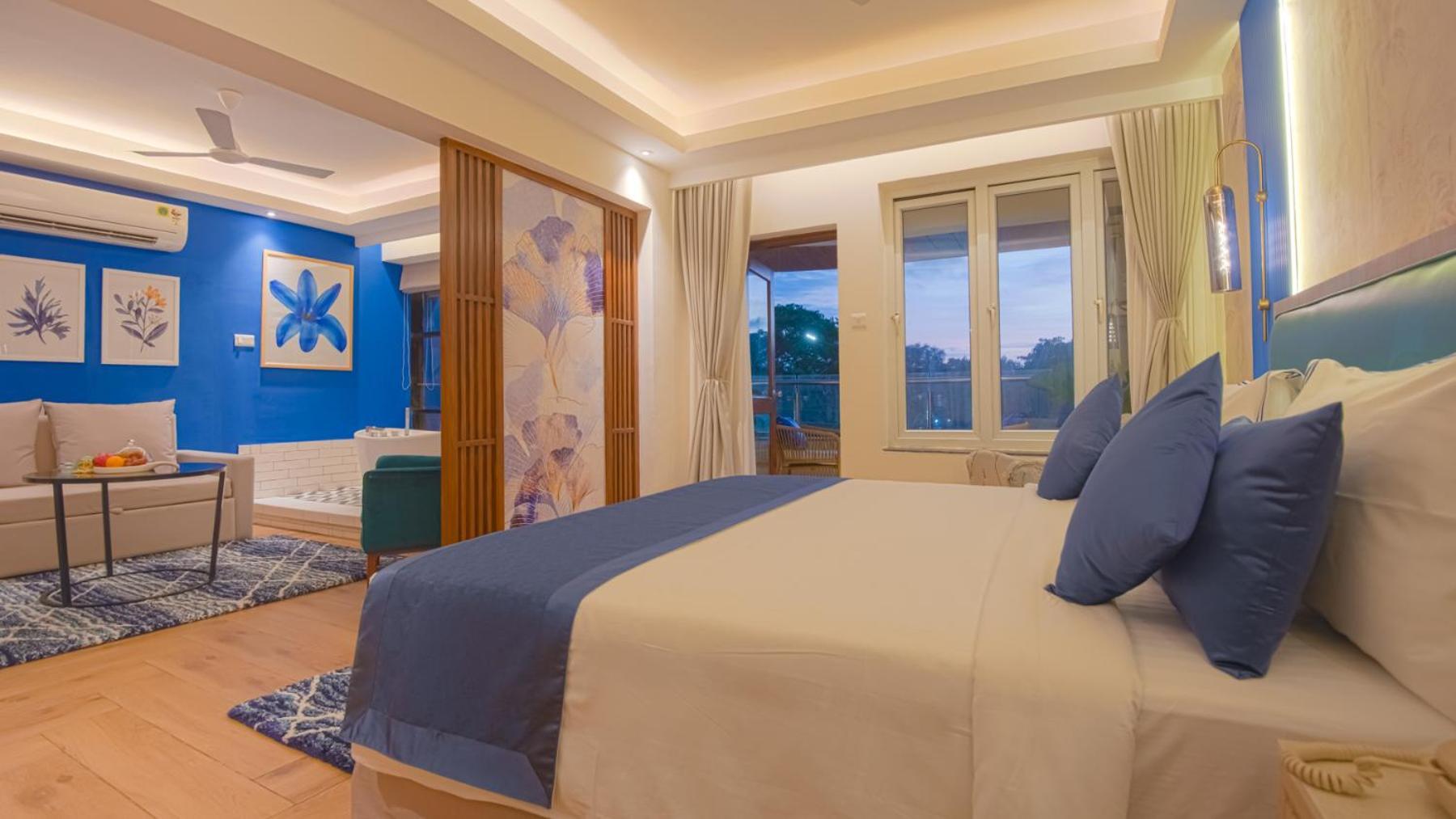 Le Seasons Resort Candolim Bagian luar foto